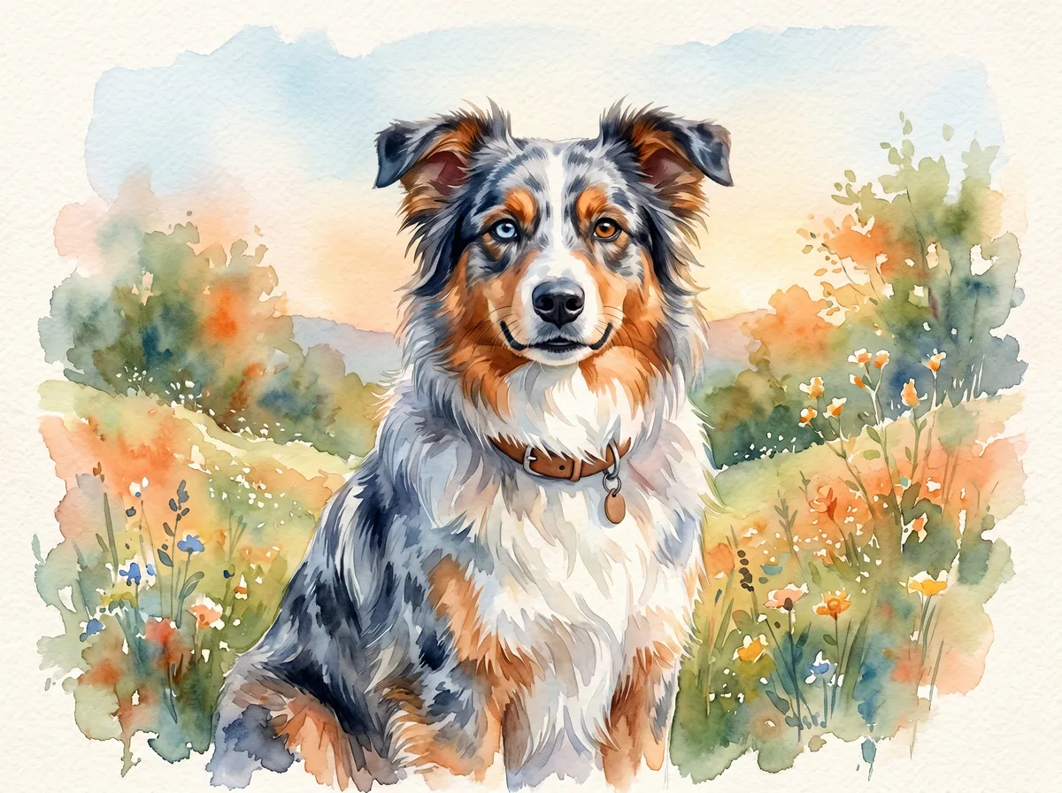 Australian Shepherd calendar example