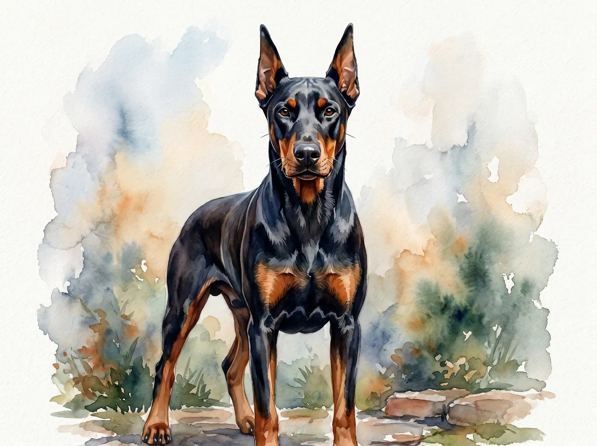 Doberman Pinscher calendar example