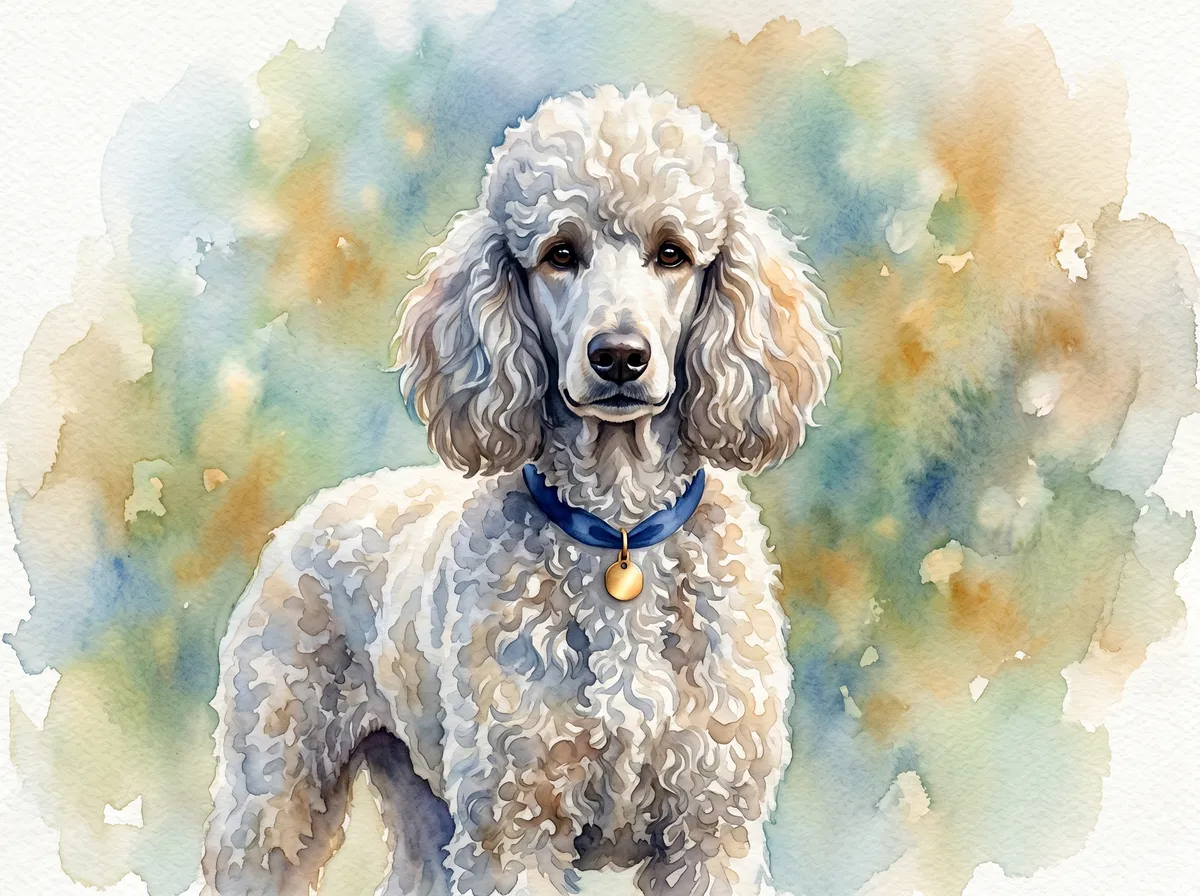 Poodle calendar example